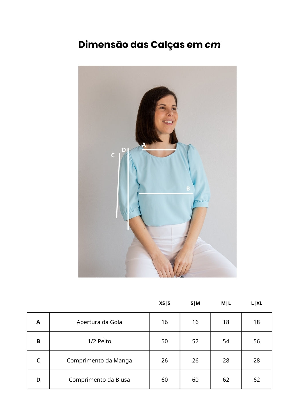 BLUSA RITA | AZUL CELESTE