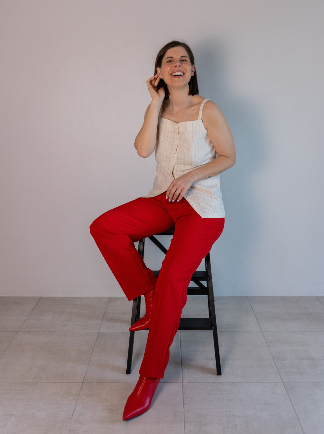 CALÇAS BARREL | VERMELHO