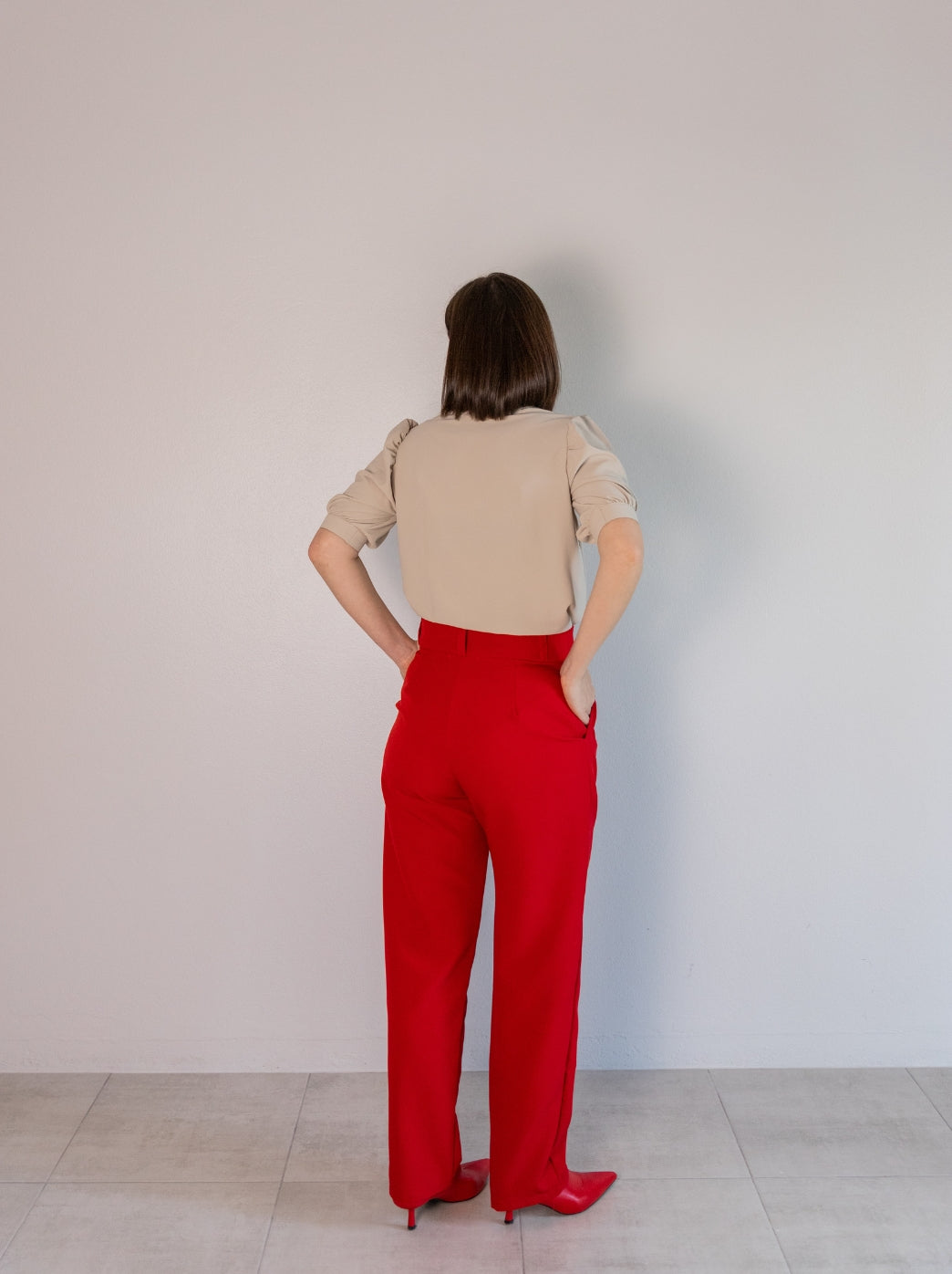 CALÇAS BARREL | VERMELHO