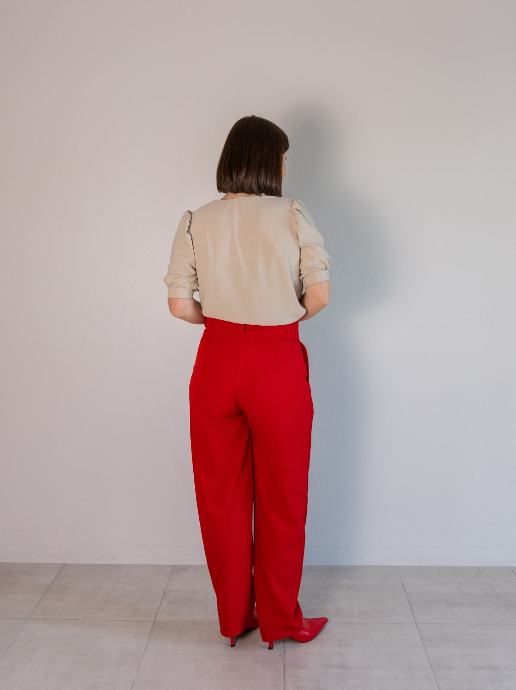 CALÇAS BARREL | VERMELHO