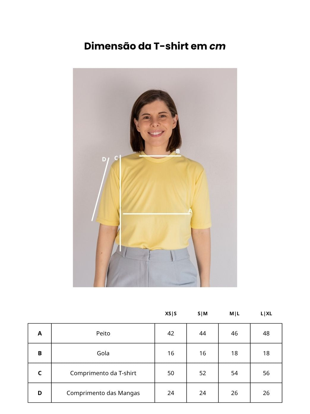 T-SHIRT AMARELO