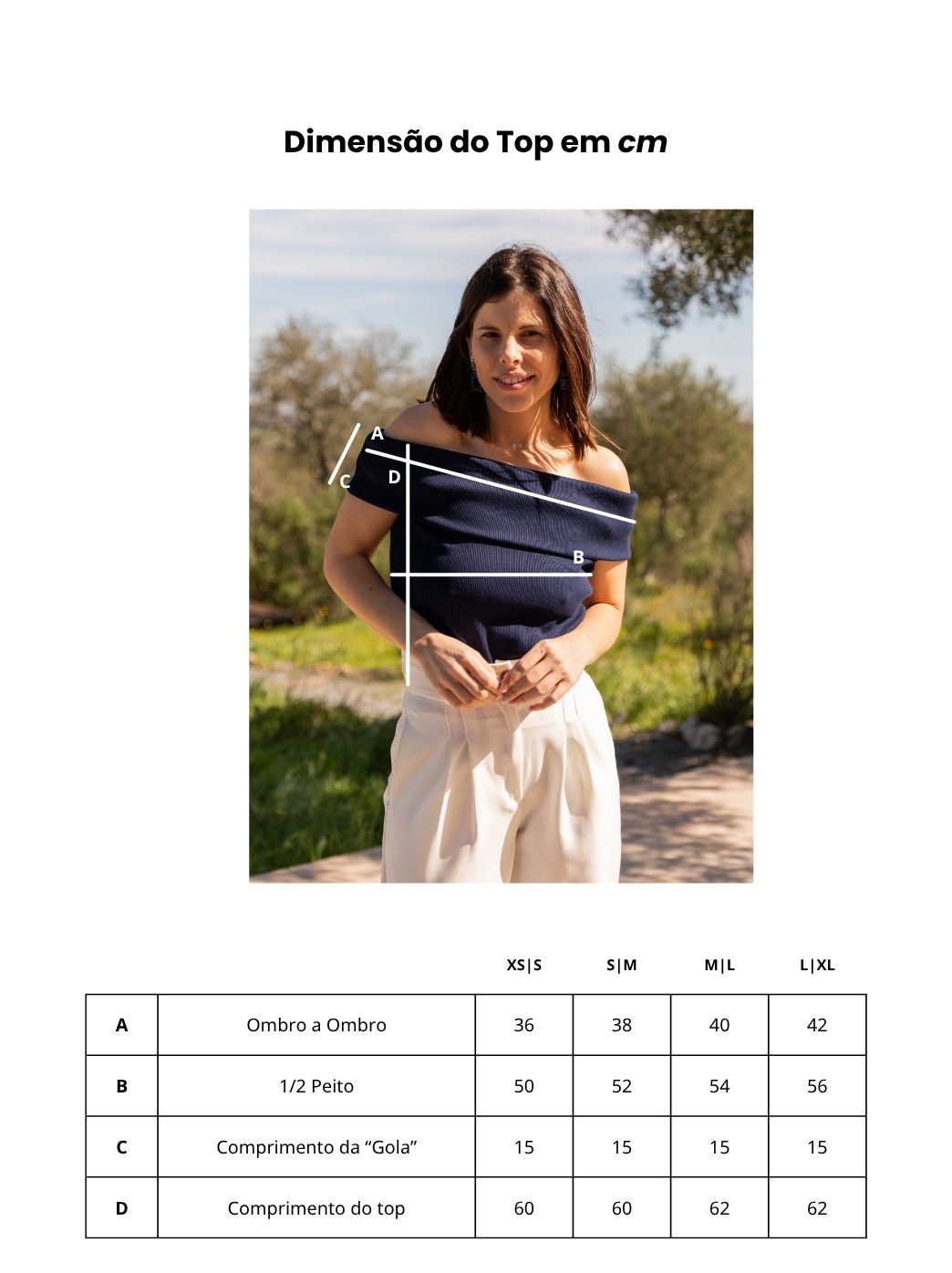 TOP OMBROS | AZUL