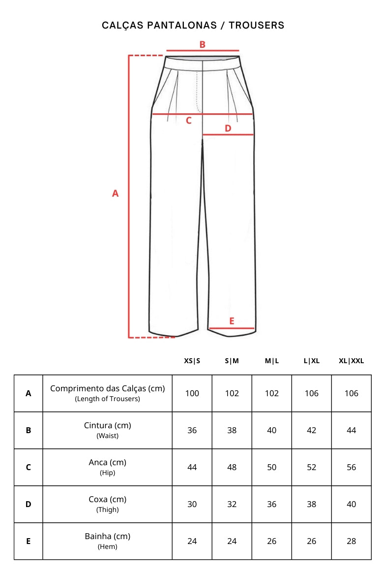 CALÇAS PANTALONAS | BRANCAS